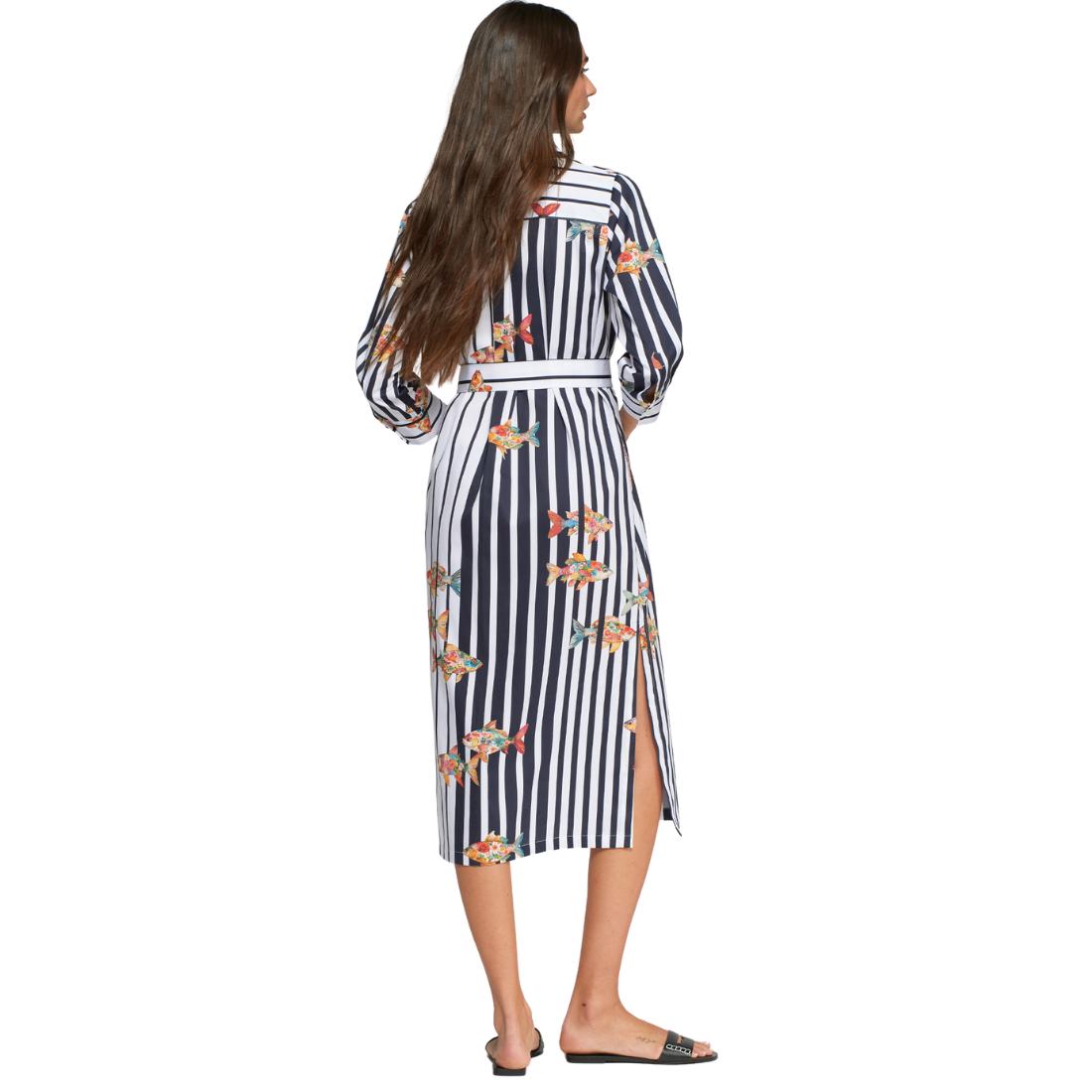 Vilagallo Stripe Shoal Dress