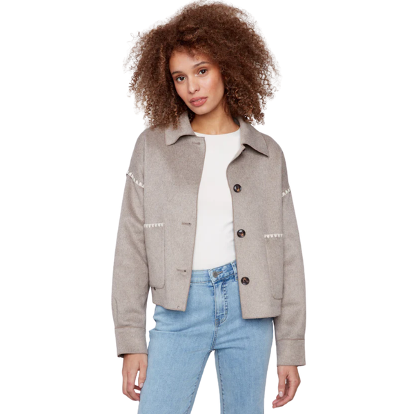 Charlie B Double-Faced Wool Jacket