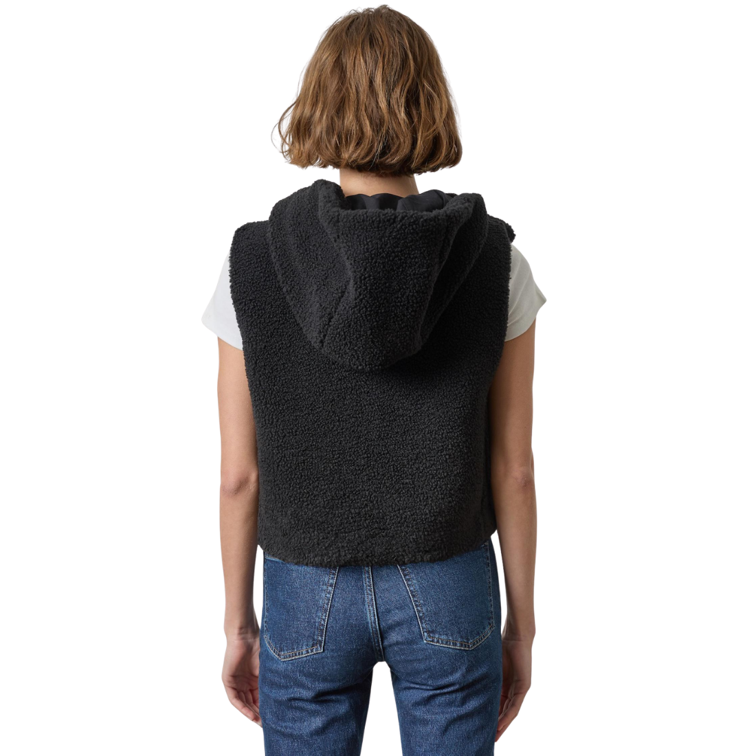 Lilla P Hooded Sherpa Vest