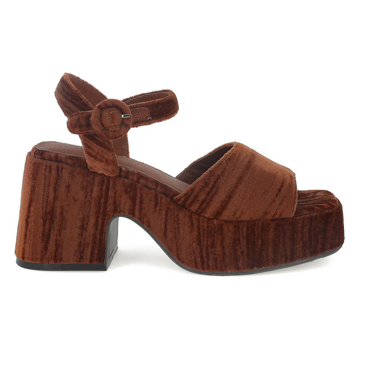 Chocolat Blu Helga Platform Copper Velvet