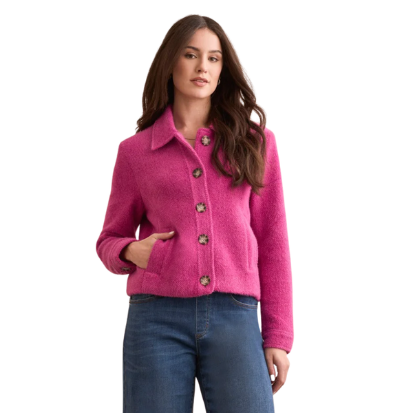 Tribal Lined Jacket Pink Flambe