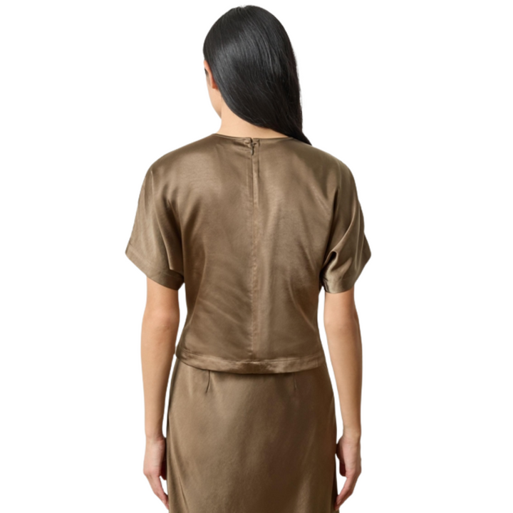 Lilla P Satin Dolman Sleeve Top