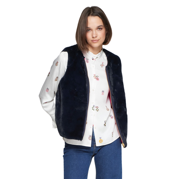 Vilagallo Reversible Fur Vest