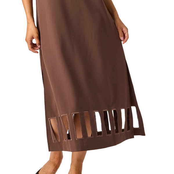 Crosby Grayson Dress Brownie