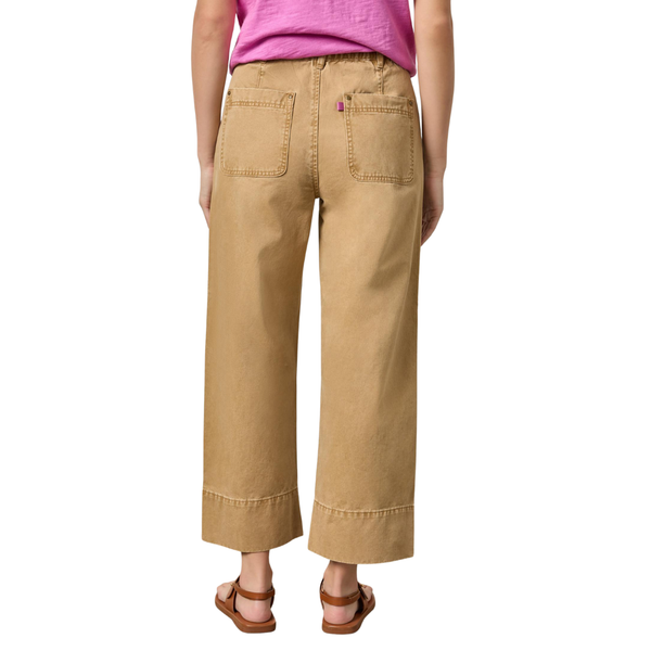 Lilla P Twill Straight Leg Pant Buckwheat