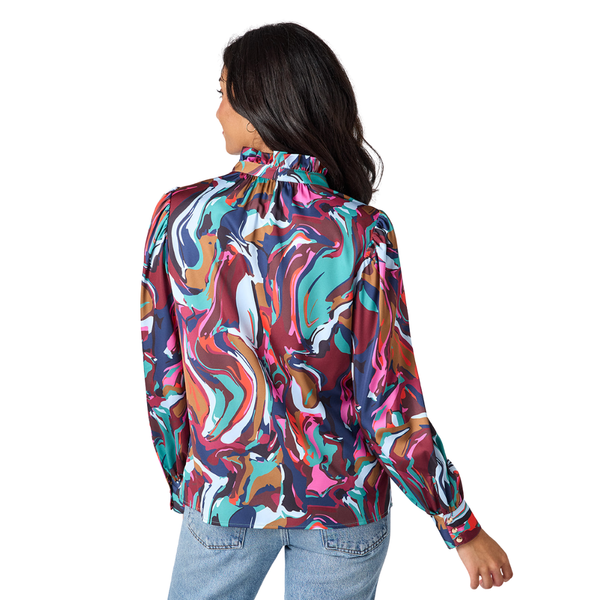 Crosby Lyla Blouse Color Current