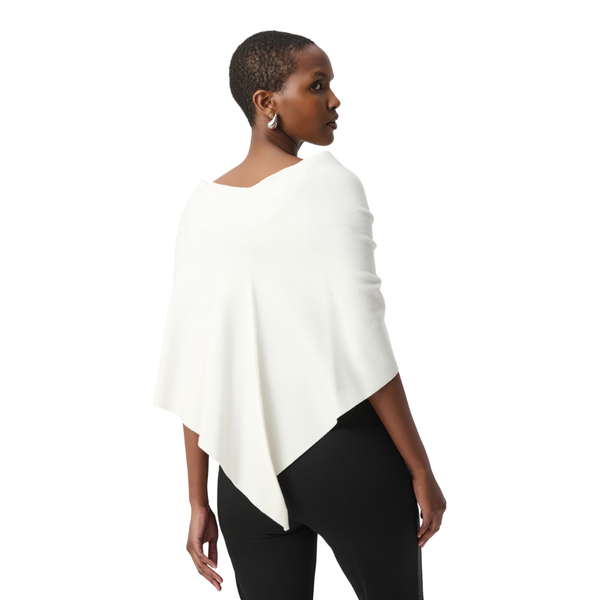 Joseph Ribkoff Fur Draped Shawl