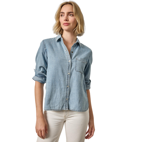 Lilla P Denim Button Down