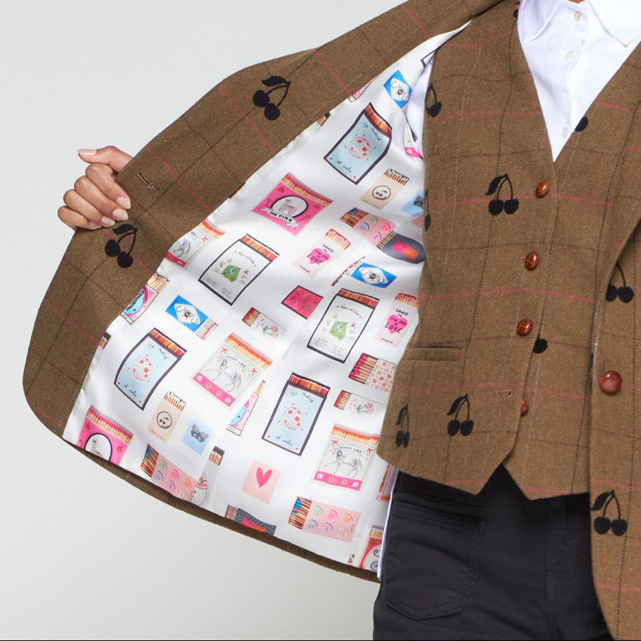 Vilagallo Cherry Blazer