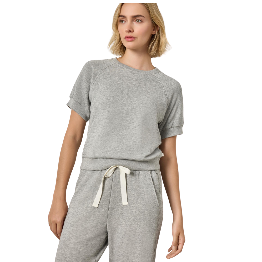 Lilla P Short Sleeve Terry Sweatshirt