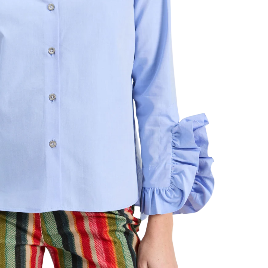 Vilagallo Ruffle Blouse