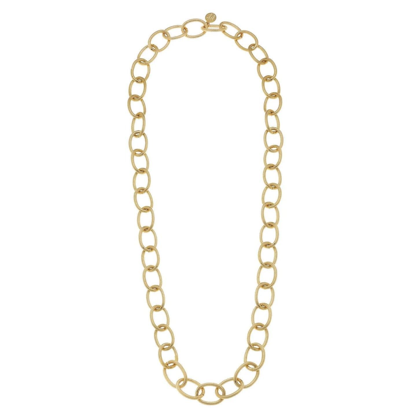 Susan Shaw Long Loop Chain Necklace