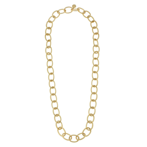 Susan Shaw Long Loop Chain Necklace
