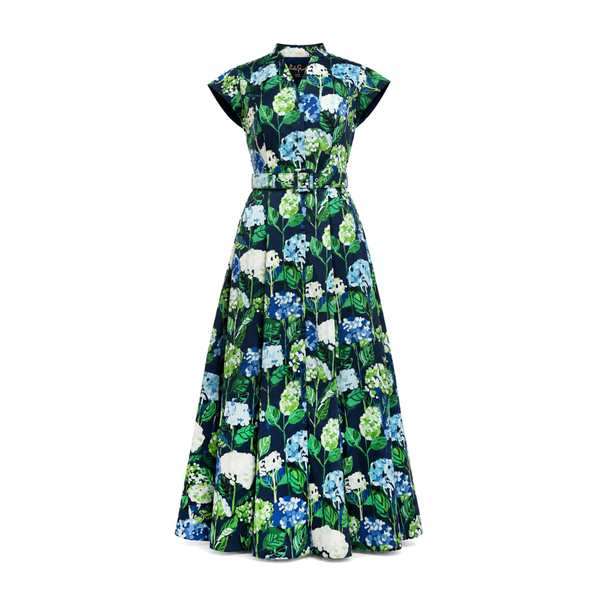 Lesley Evers Madeline Dress Hydrangea