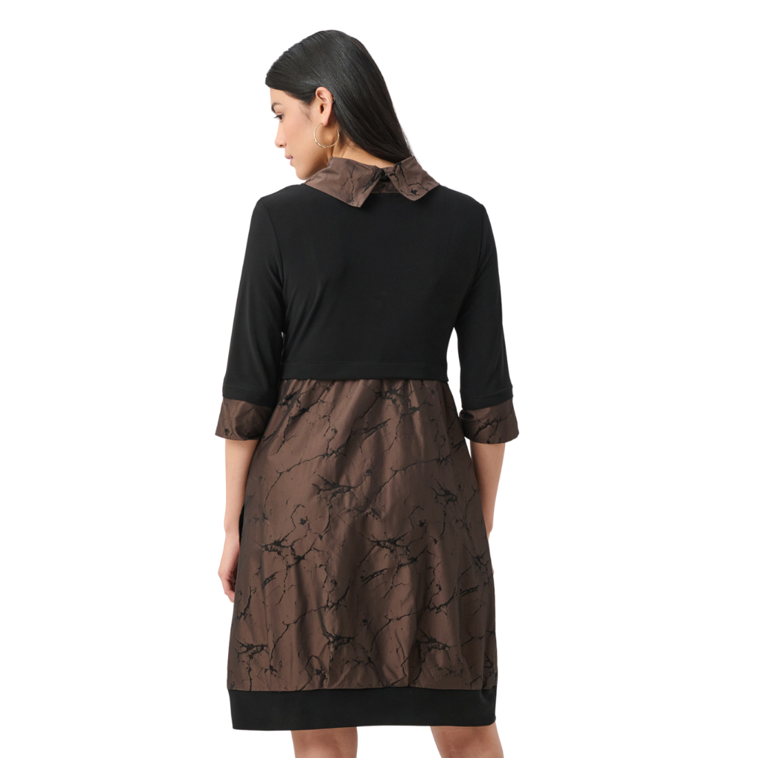Joseph Ribkoff Jacquard Knit Cocoon Dress