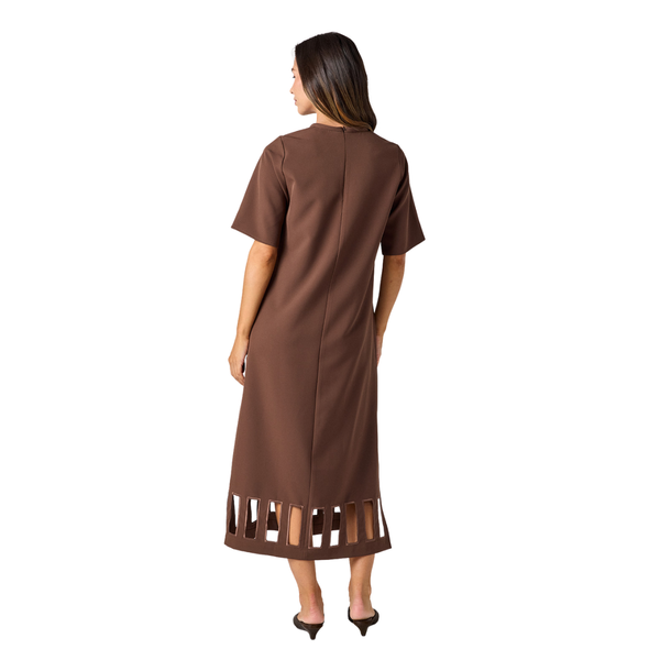 Crosby Grayson Dress Brownie