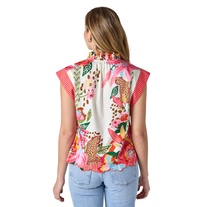 Crosby Fritzy Top Wild Lily