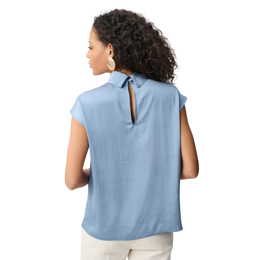 Joseph Ribkoff Satin Turtleneck Top