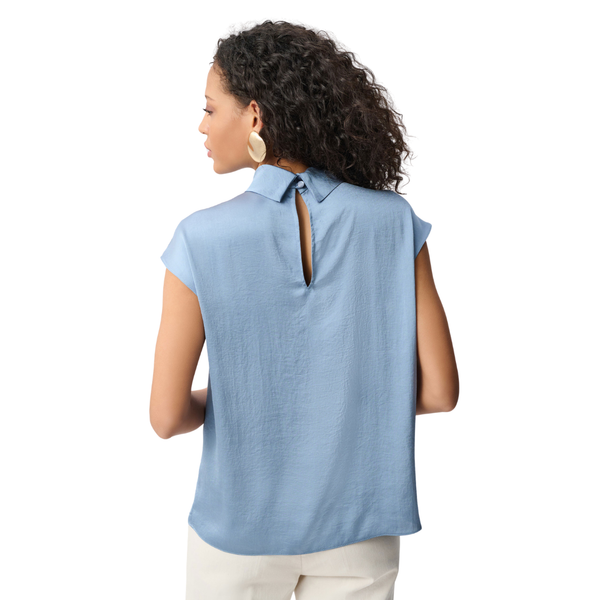 Joseph Ribkoff Satin Turtleneck Top
