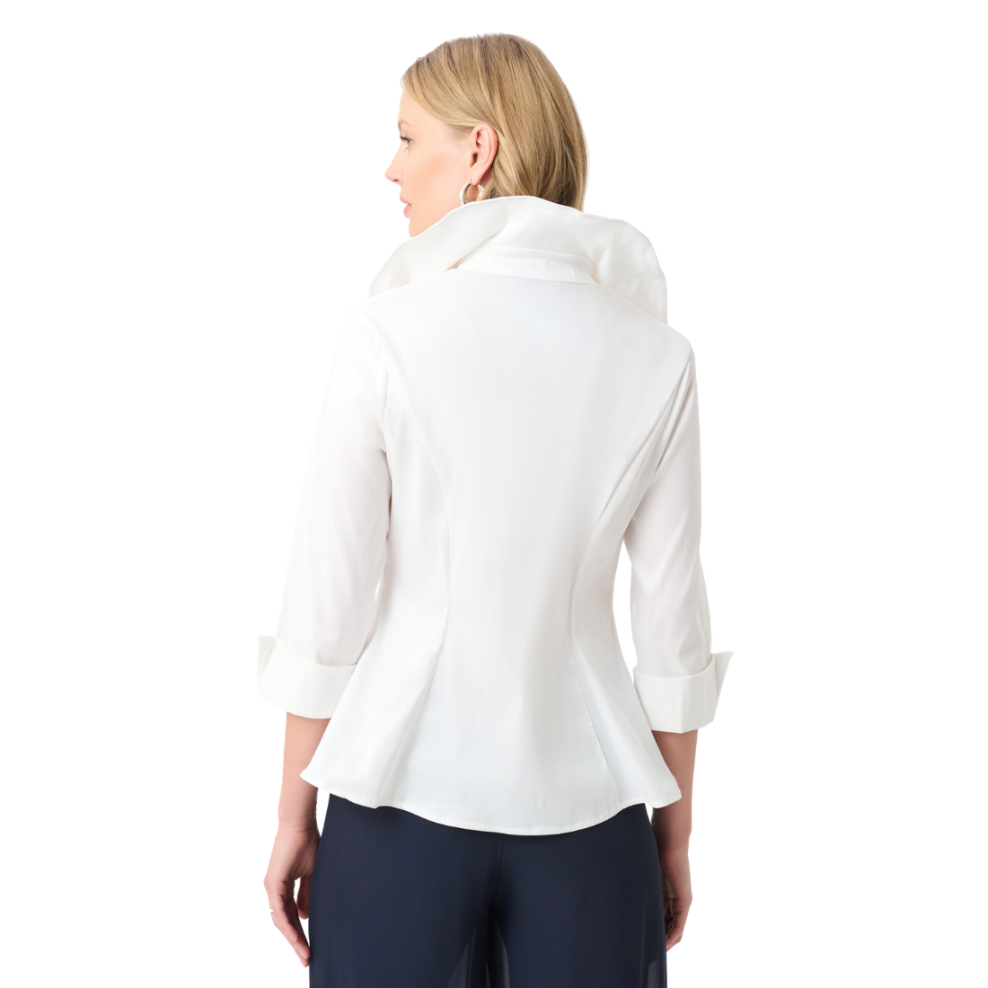 Joseph Ribkoff Double Lapel Collar Blouse