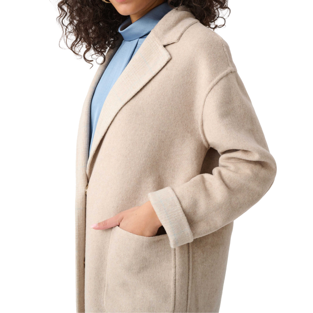 Joseph Ribkoff Reversible Wool Coat