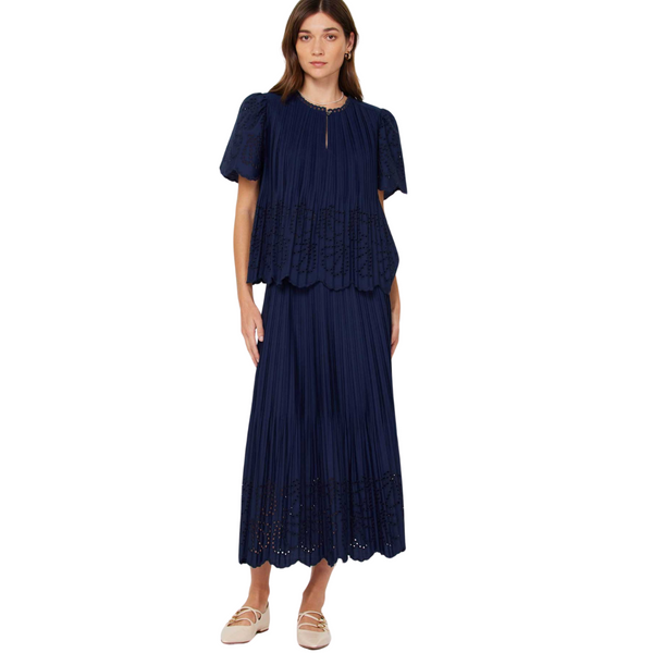 Nellie Navy Top