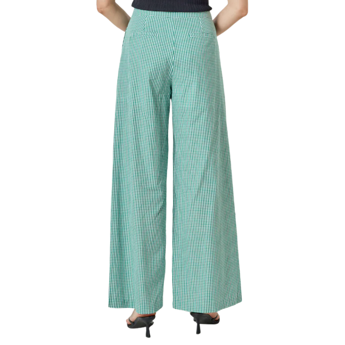 Glinda Green Gingham Pant