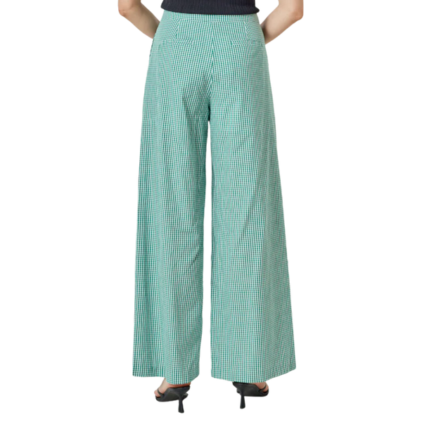 Glinda Green Gingham Pant