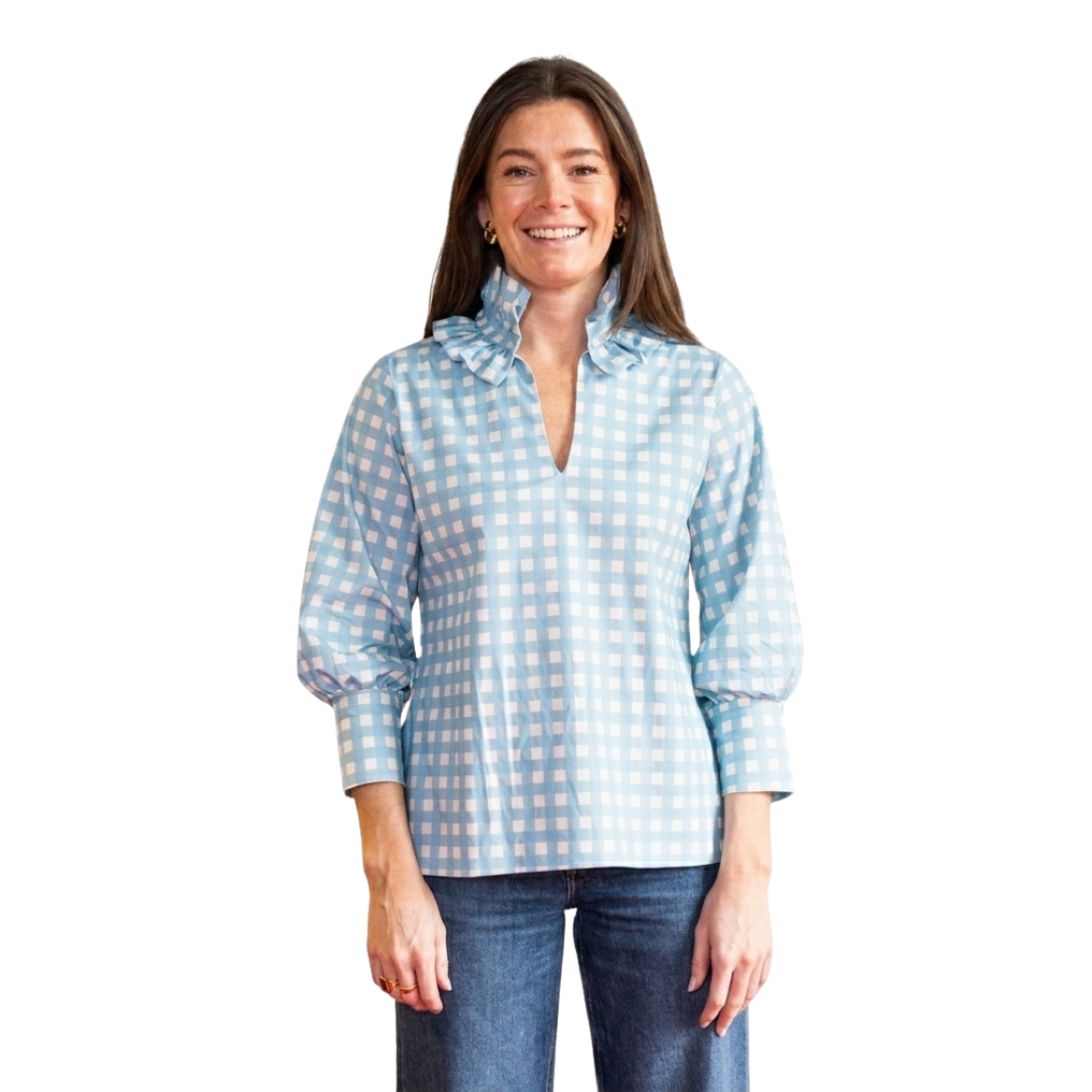 House of MBR Harper Top Gingham