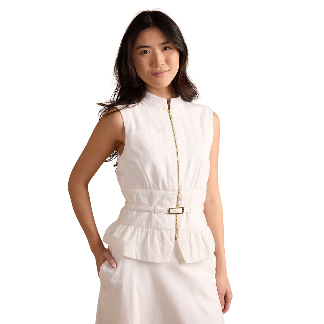 Thomas & Lourdes Lior Vest Creme