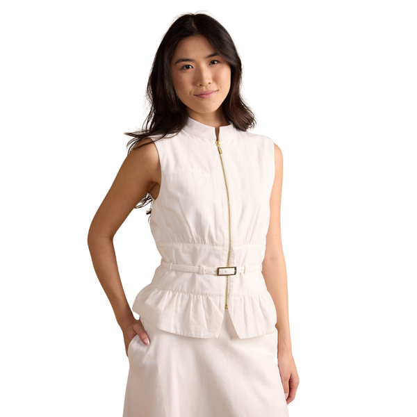 Thomas & Lourdes Lior Vest Creme