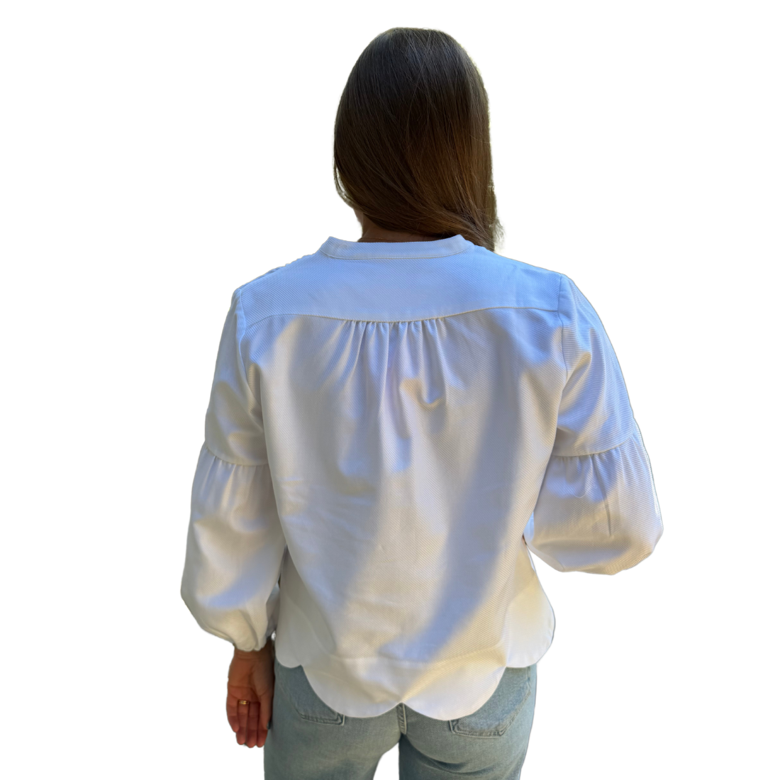 Vilagallo Arua Scallop Top