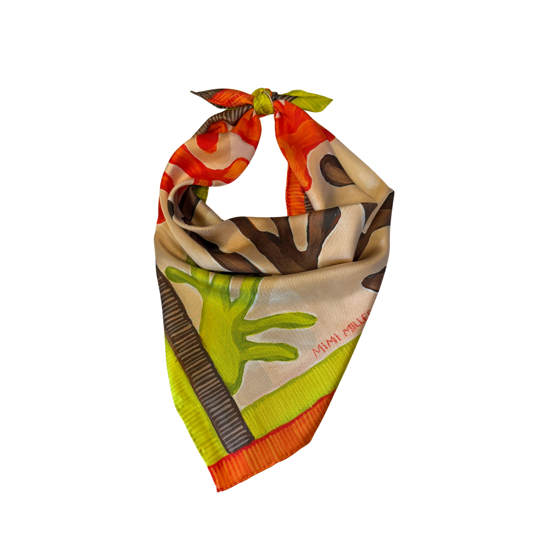 Mimi Miller Coral Scarf