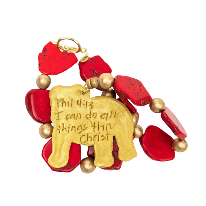 Hidden Truth Bulldog Nugget Necklace