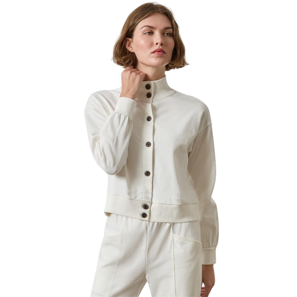 Lilla P Mock Neck Cardigan