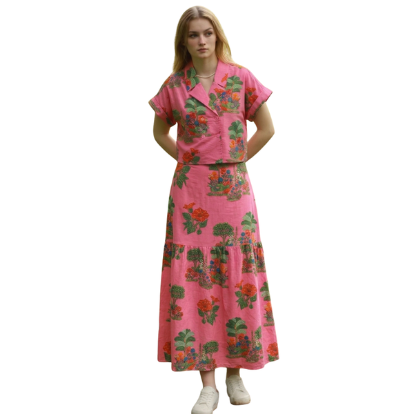 Maude Vivante Ada Skirt Pink Isles