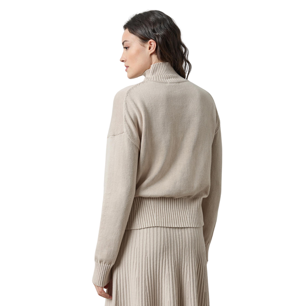 Lilla P Relaxed Turtleneck Sweater