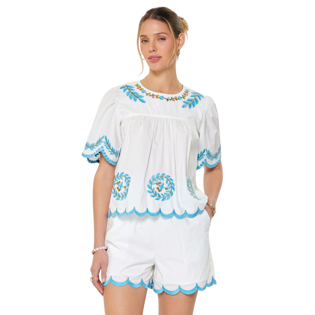 Sophie Scallop Top