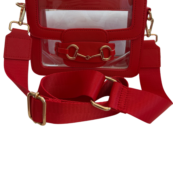 Ashley Horsebit Clear Bag