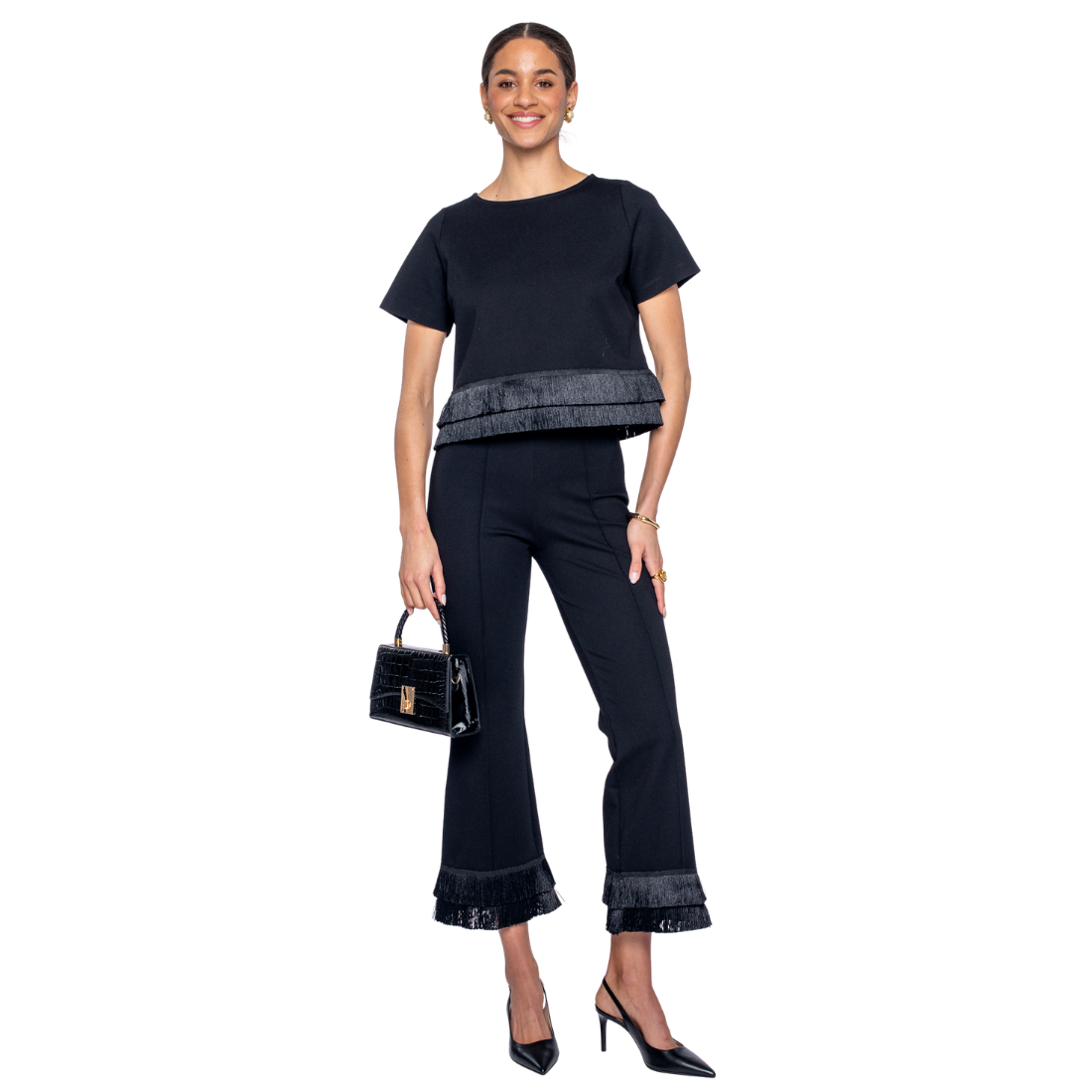 Elizabeth James JoJo Fringe Pant