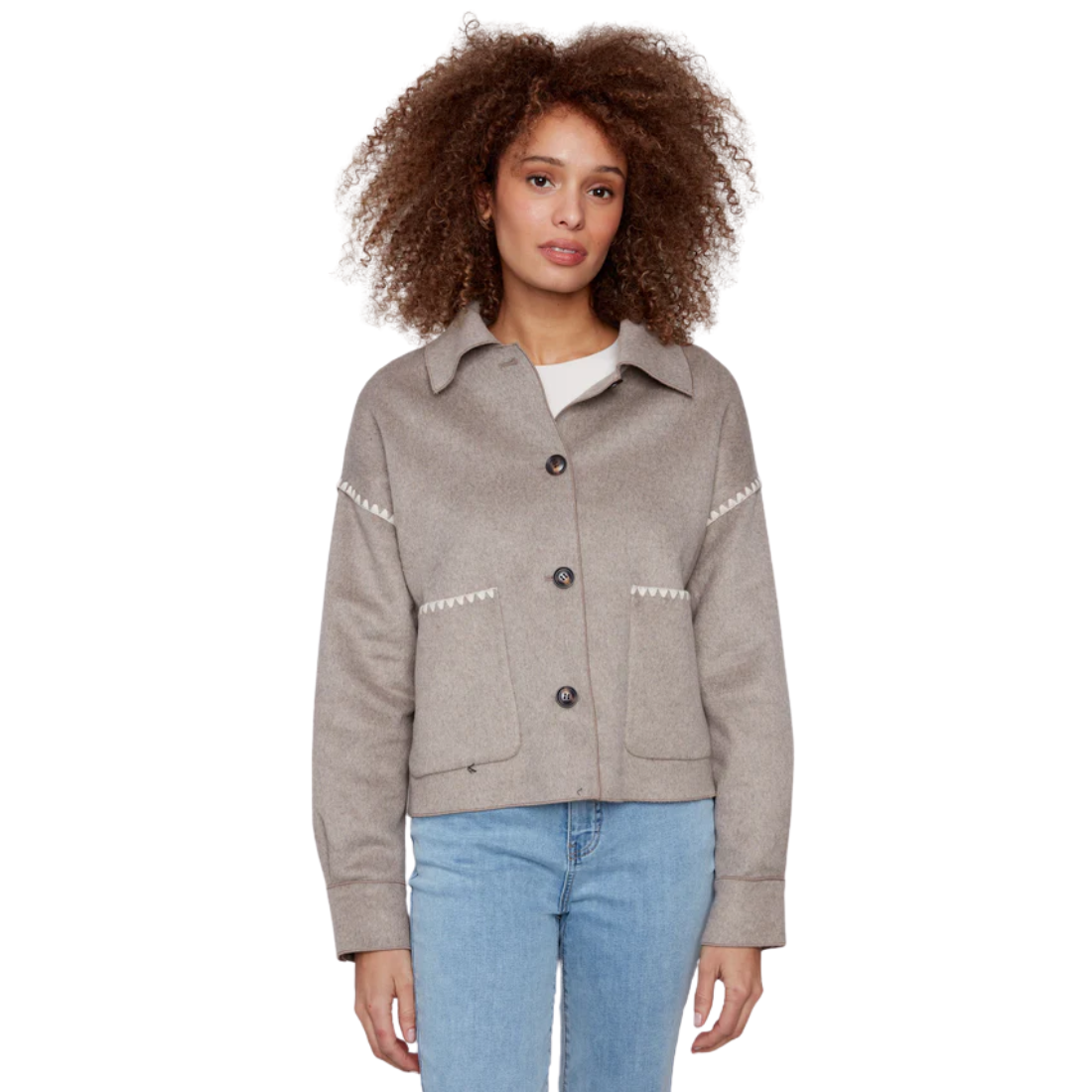 Charlie B Double-Faced Wool Jacket