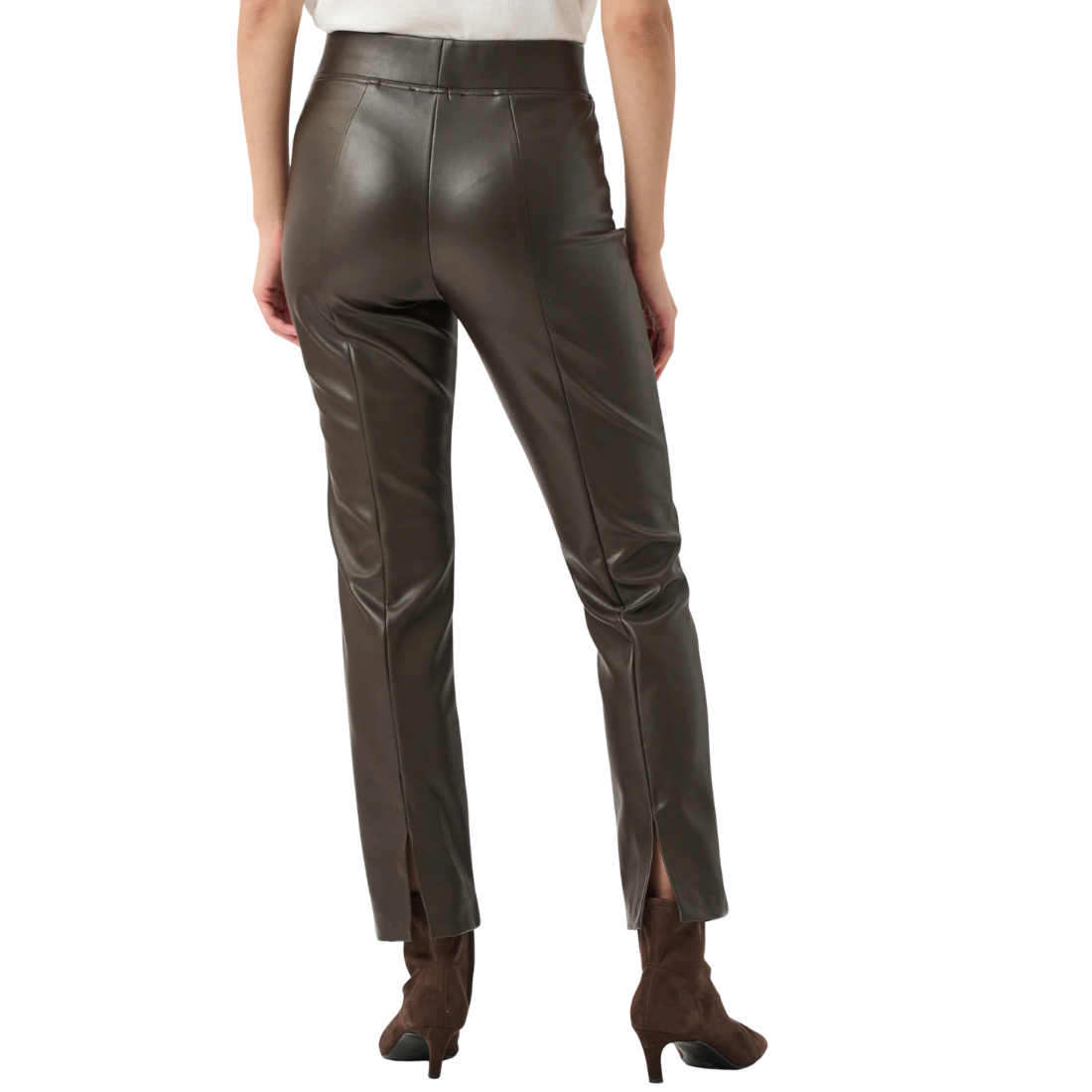 Joseph Ribkoff Leatherette Straight Pants
