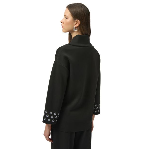 Joseph Ribkoff Scuba Grommet Hem Top