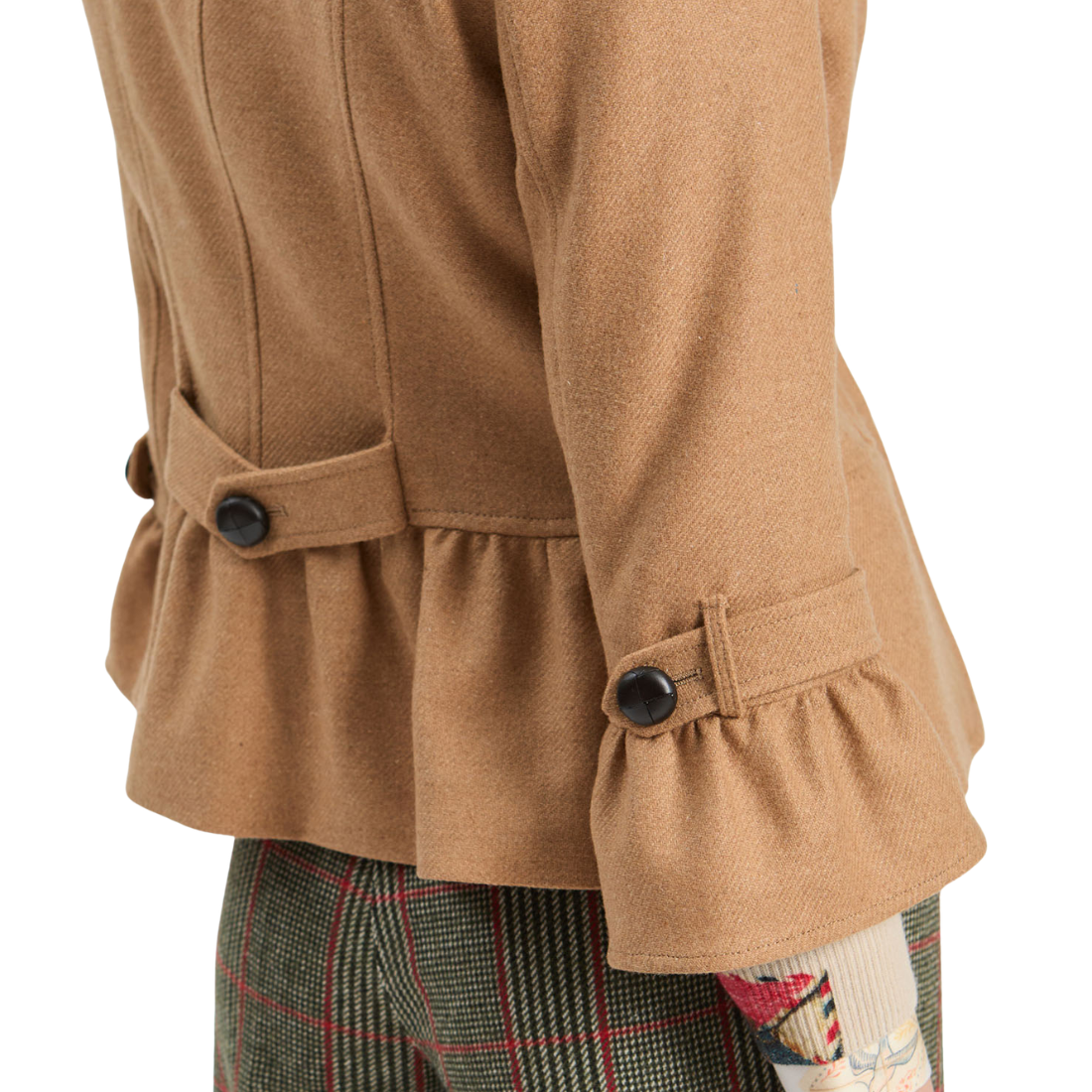 Vilagallo Beige Tweed Blazer