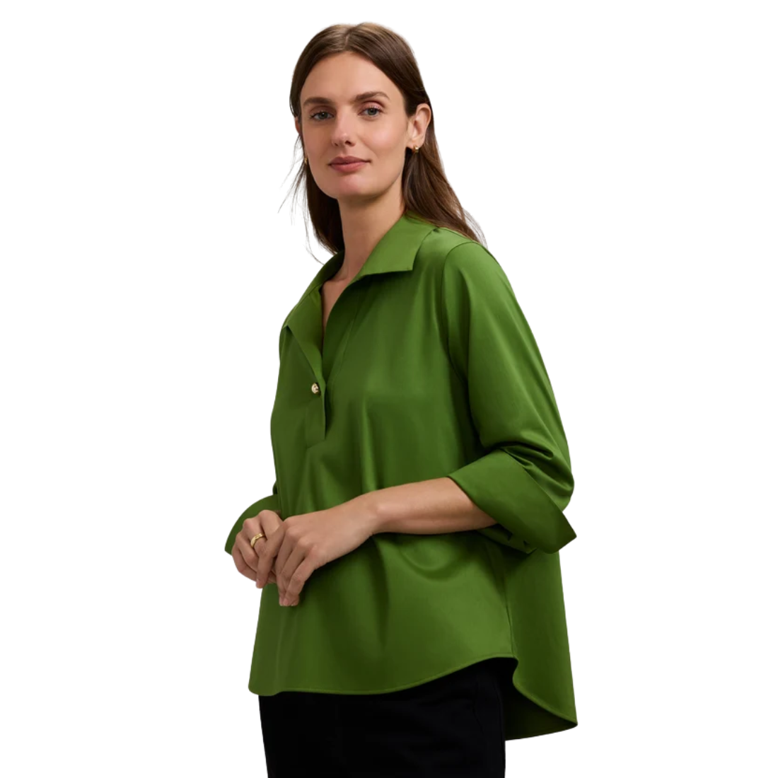 Foxcroft Catalina Popover Top