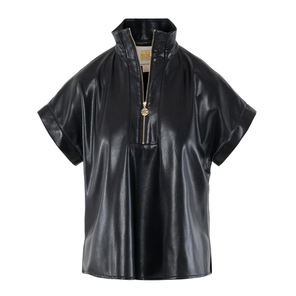 Emily McCarthy Poppy Pullover Vegan Leather