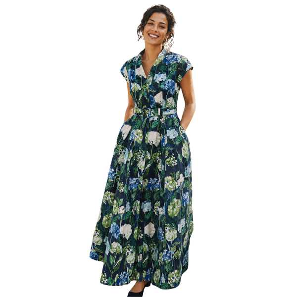 Lesley Evers Madeline Dress Hydrangea