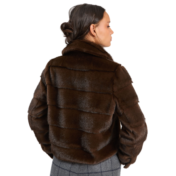 Vilagallo Fur Bomber Jacket