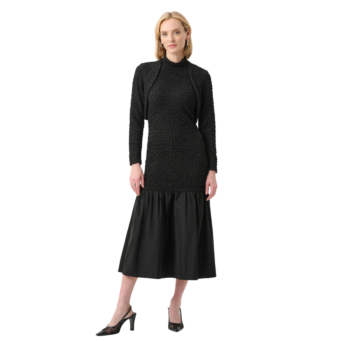 Joseph Ribkoff Textured Jacquard Bolero