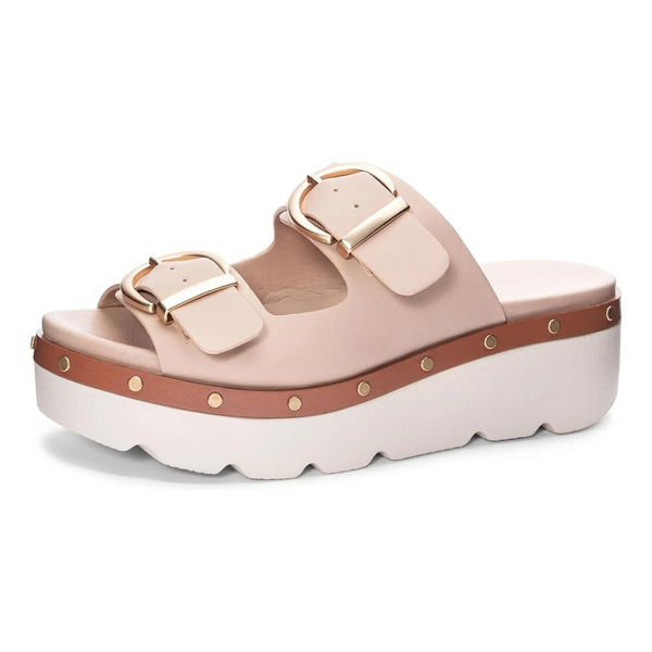 Surfs Up Smooth Sandal Beige